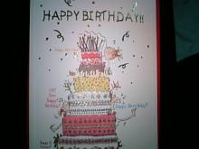 木村友泉のOliveログ-birthdaycard